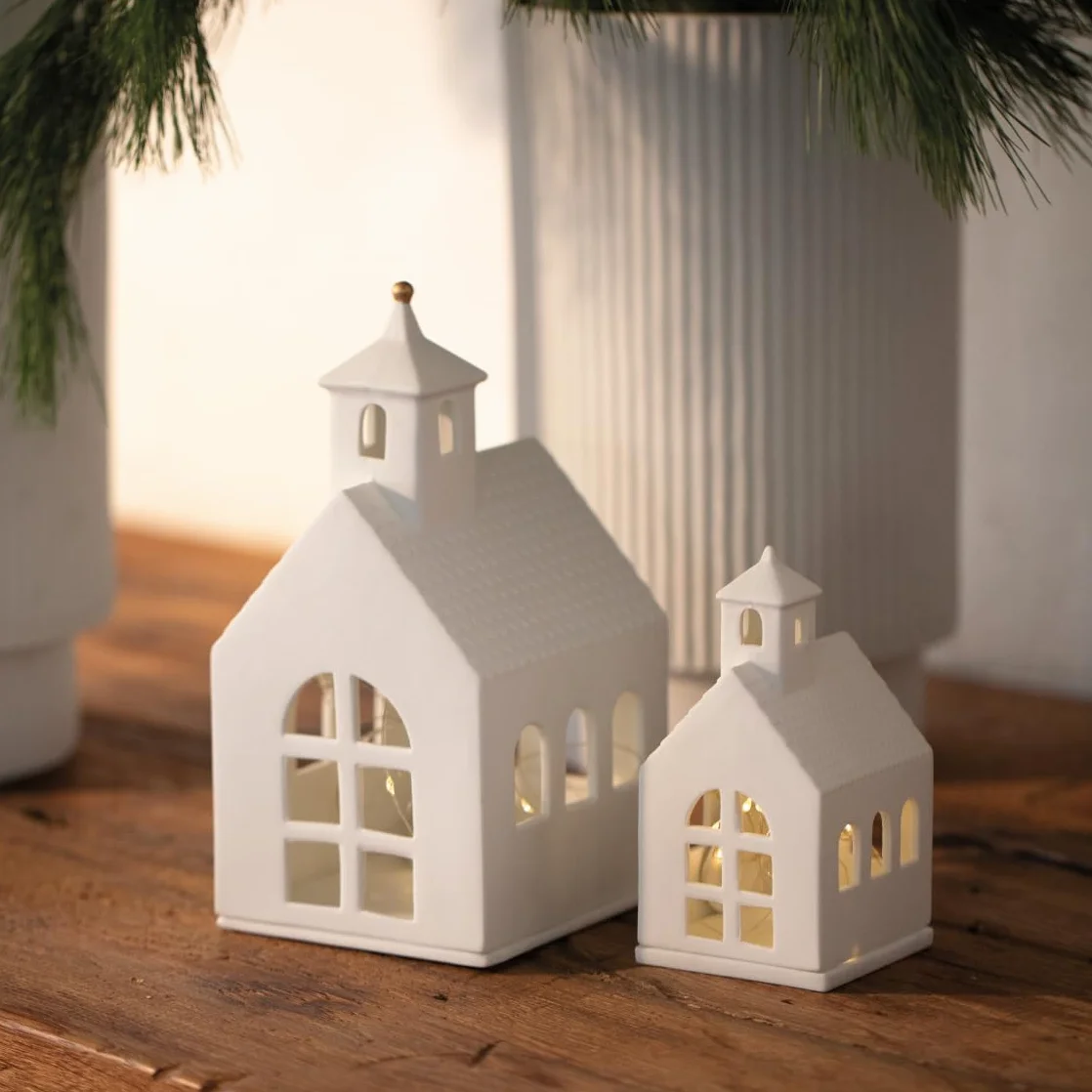 Räder Light House - Portavelas (cerámica, 14 x 8 x 7 cm), diseño de Capilla