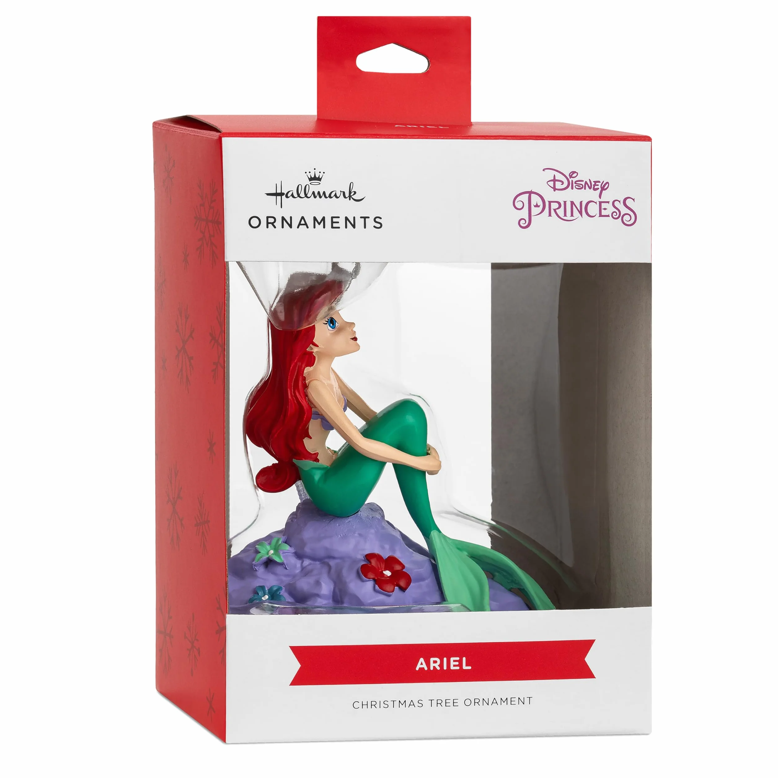 Hallmark Adorno de Ariel, decoración de árbol de la Sirenita, Adorno Colgante de Disney, Adorno Colgante de Navidad, Regalos para Navidad