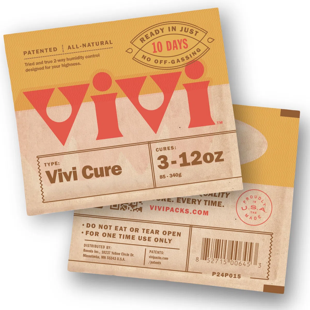 Vivi - Paquetes de control de humedad para todos los contenedores de almacenamiento herméticos, listos en 10 días, paquete de 4 con bolsa resellable