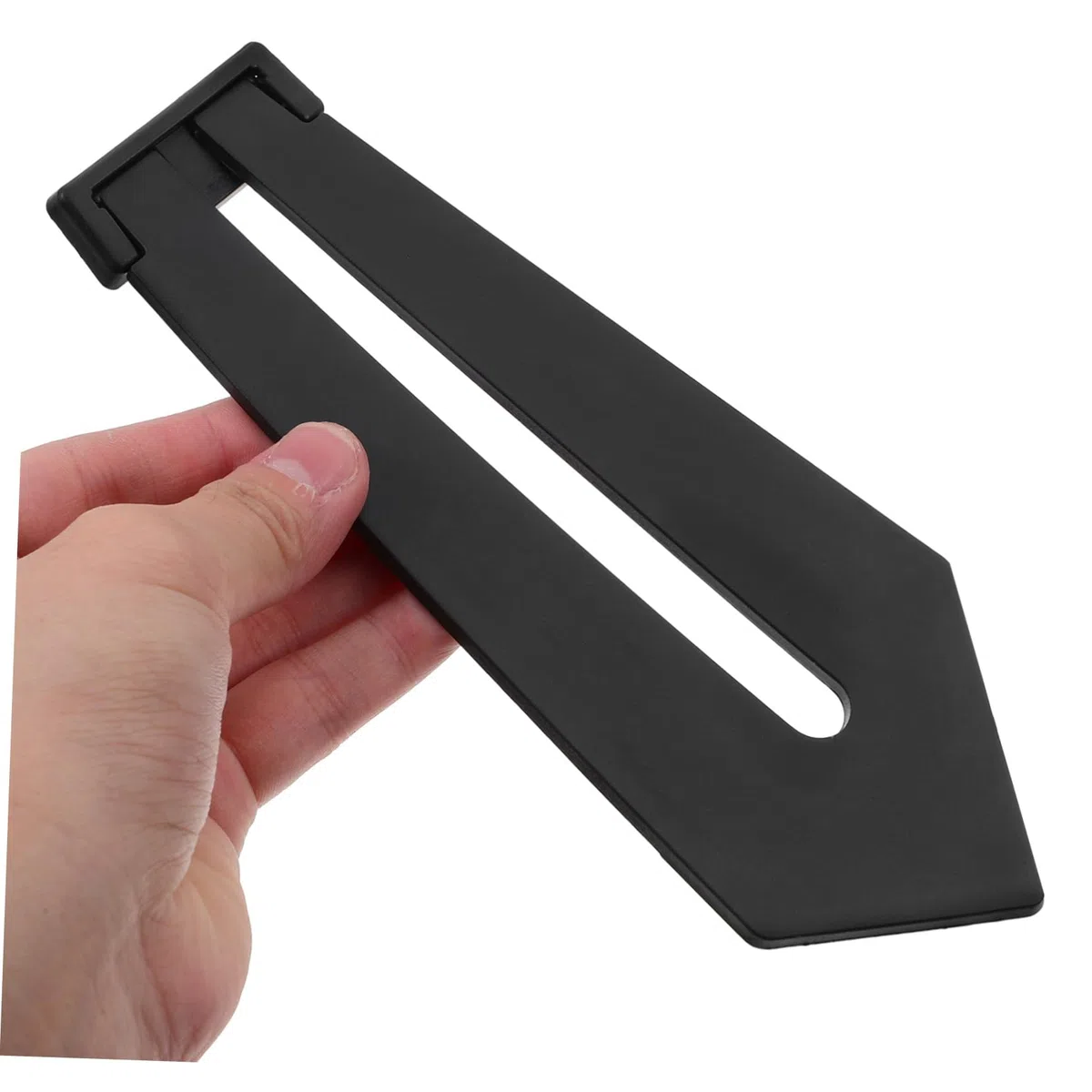 MAGICLULU Soporte Trasero para Marcos de Fotos de Plástico Negro 10 Piezas, Caballetes Simples y Decorativos para Exhibir y Organizar Cuadros en Sala o Supermercado