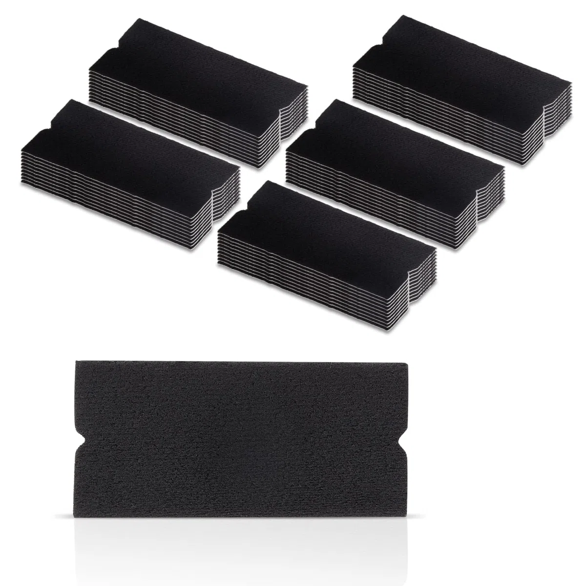EHDIS 50 Tela Fieltro de Repuesto para Espátula Vinilo, Protector de Fieltro para Espatula, Accesorios De Escobilla De Goma De Fieltro para Abrigo del Vinilo Herramienta