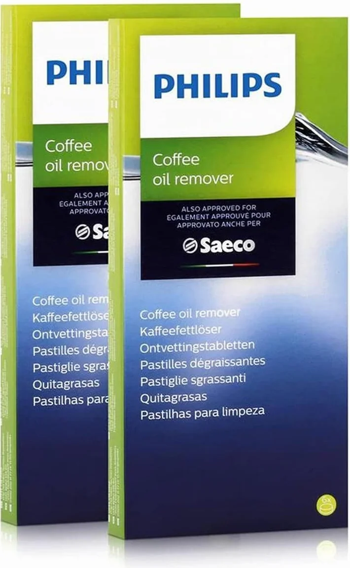 Philips Saeco CA6704/10 - Disolvente de grasa de café, 6 pastillas de 1,6 g, paquete de 2 unidades