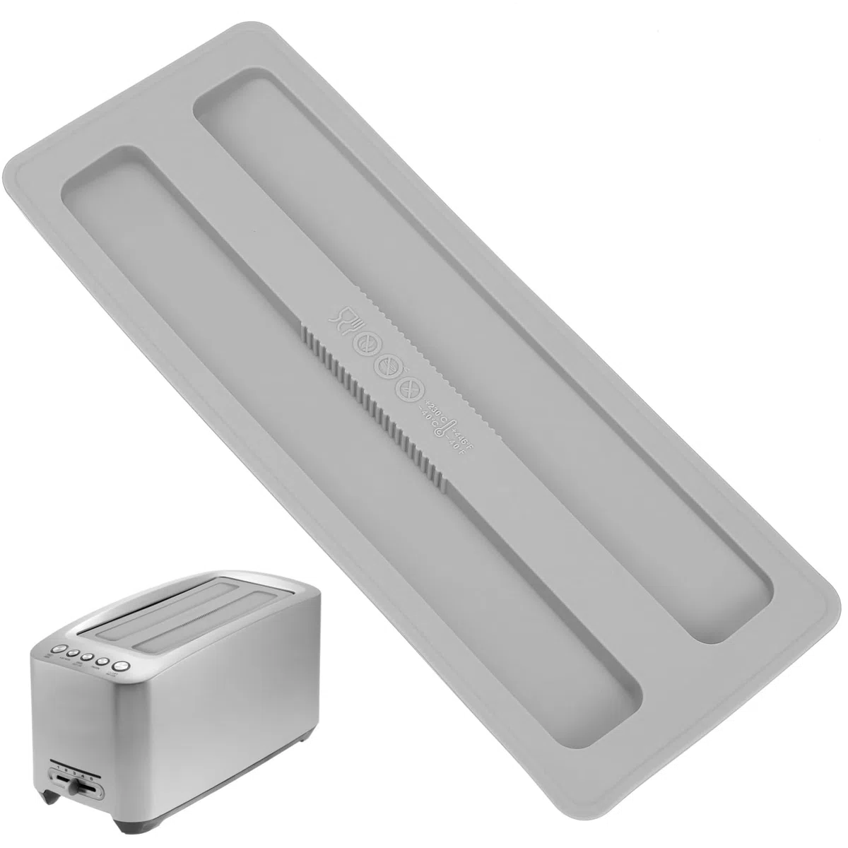 PRETYZOOM Cubierta de Silicona para Tostadora de 4 Ranuras, Tapa Protectora Resistente para Aparato de Cocina Larga Duración y Función Antipolvo