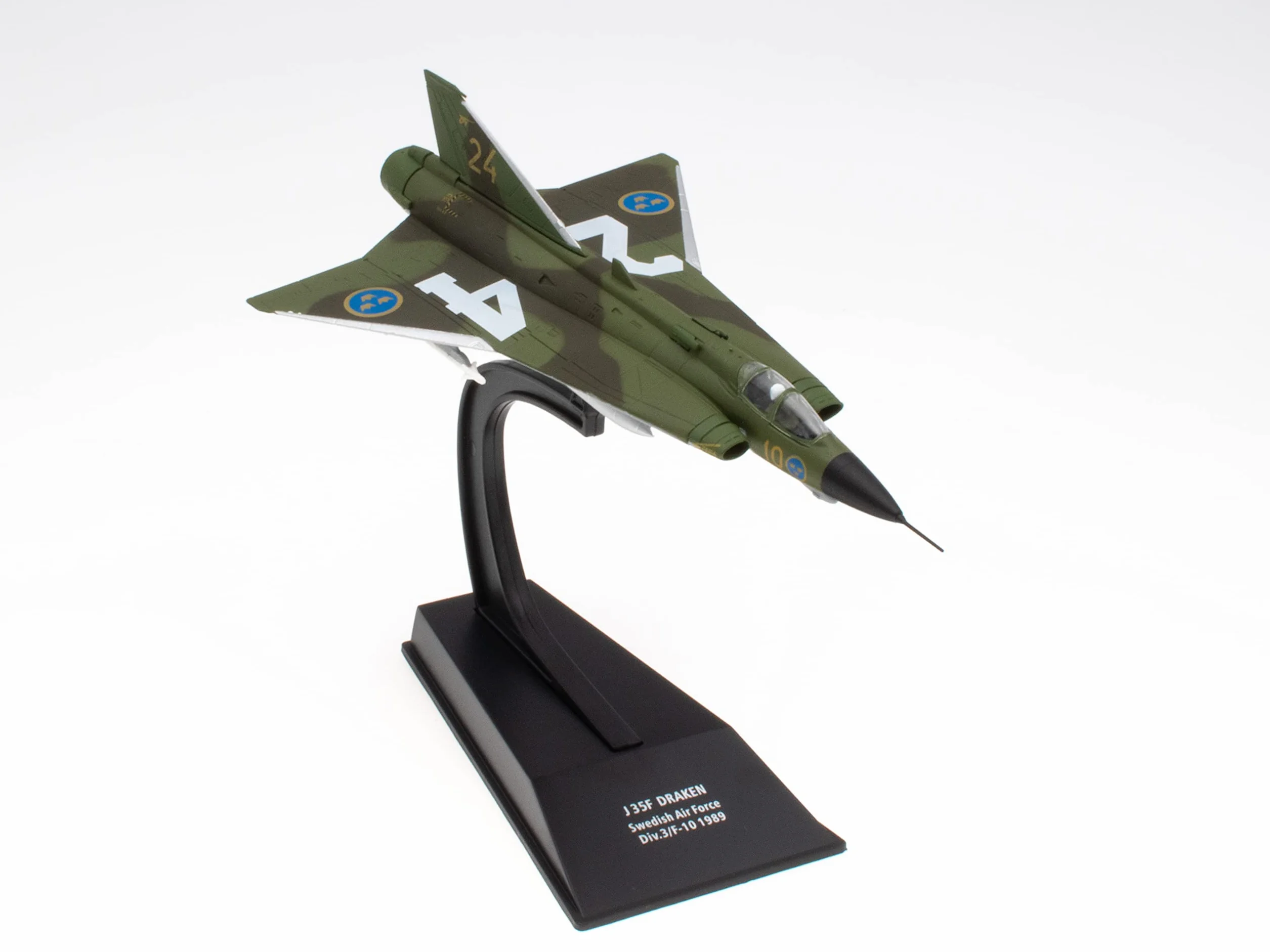 OPO 10 - Avión Militar de Combate 1/100 Compatible con J 35F DRAKEN Swedish Air Force 1989 - CP34