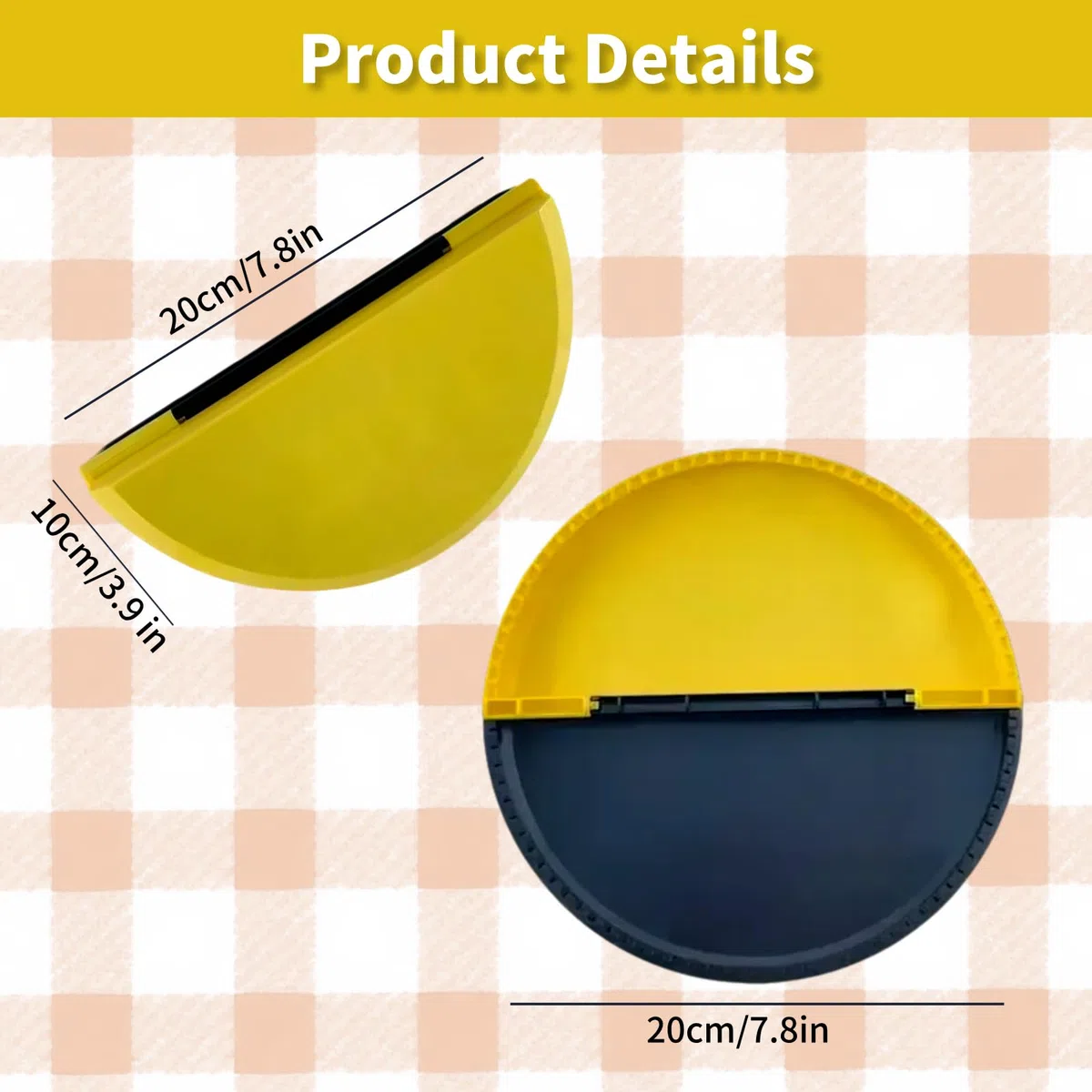 Kit de crimpadora de tortilla y quesadilla, prensa para hacer quesadilla de 2 tamaños, molde cuadrado y redondo para empanada, sellador de bolsillo para sándwich para freidora de aire, horno