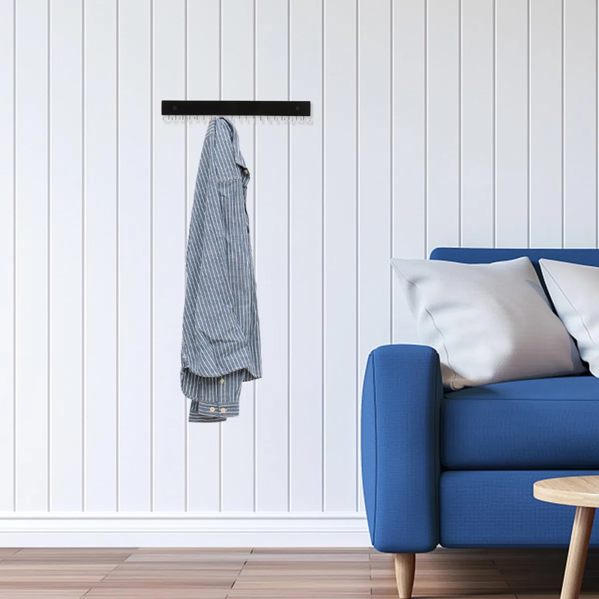 Garneck Perchero De Pared para Corbatas Cinturones Bufandas Organizador De Corbatas y Cinturones Gancho Multifuncional para Colgar La Pared
