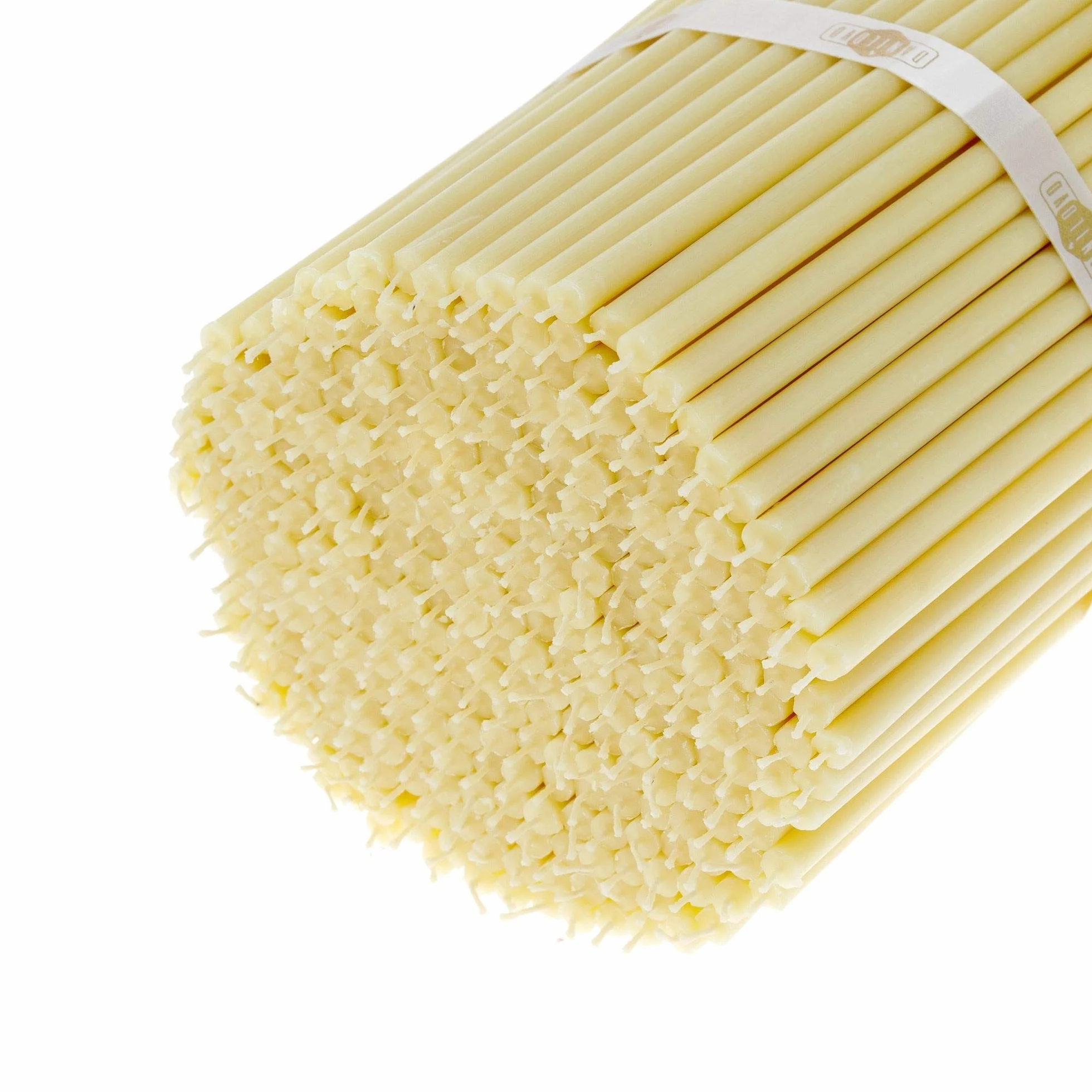 Danilovo 50 velas blancas de cera de abeja – Velas ortopédicas para oración, rituales, decoración de mesa de boda – no tóxicas, sin hollín – antigoteo, N60, altura: 19,5 cm, diámetro: 7 mm