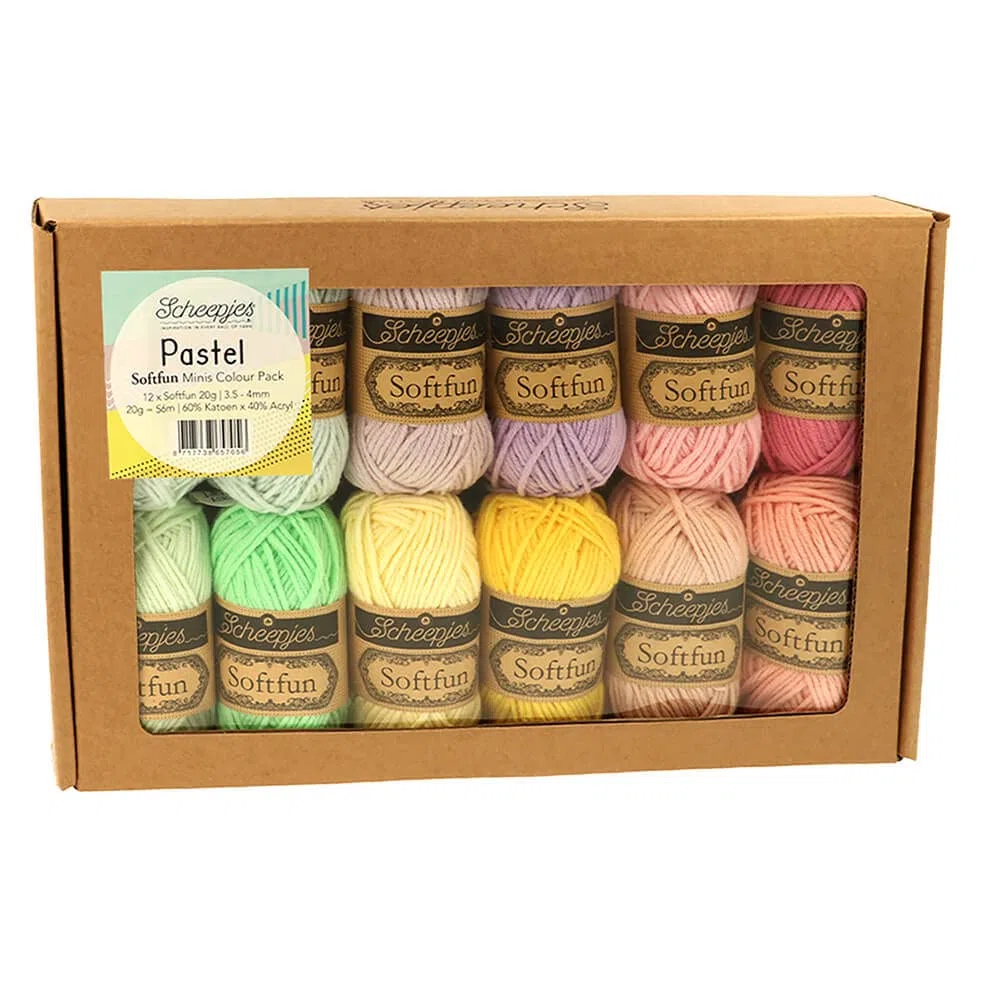 Scheepjes Softfun Colour Pack 12x20g - Fantasía Floral