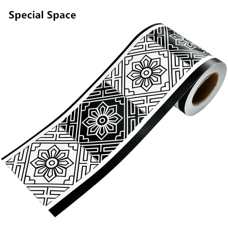 Cenefa Adhesiva Para Pared Esquinas estéreo, esquina, pasillo, borde, pared, autoadhesivo, cintura, pegatina impermeable, azulejo, zócalo, pegatinas de pared(1003)