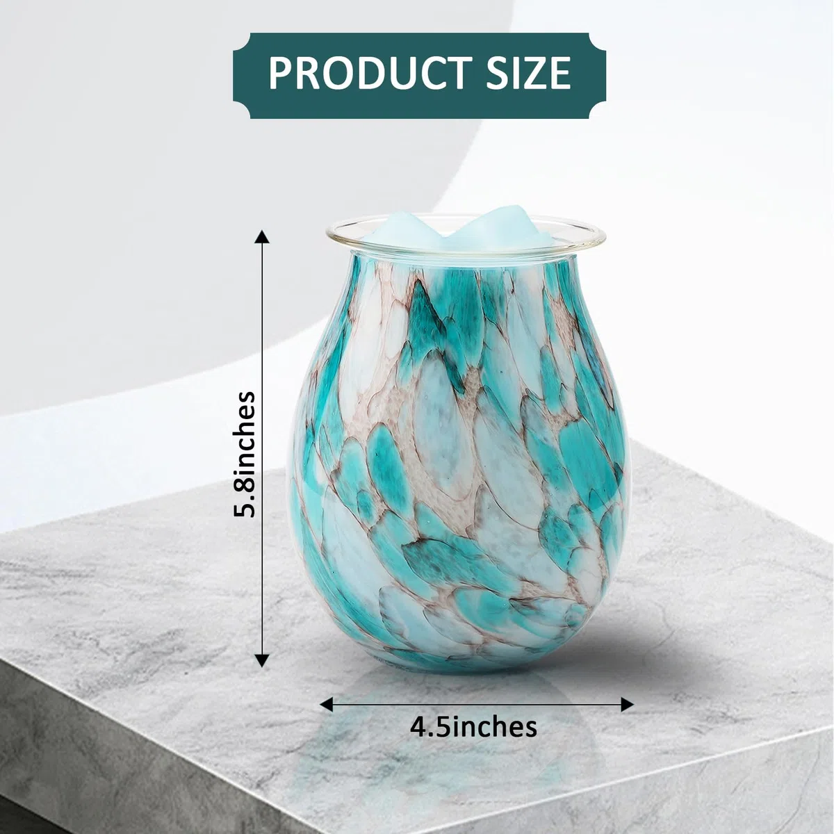 TNSLAND Quemador de cera Scentsy ahorro de energía eléctrica Tealight lámpara de aceite aromático para casa, oficina, dormitorio, regalos