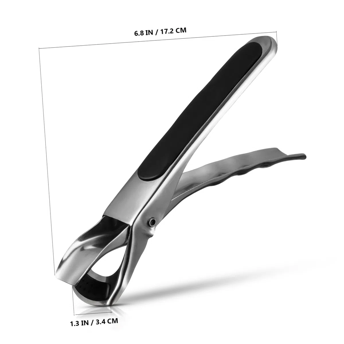 LABRIMP 2 Piezas Pinzas para Platos Antideslizantes Pinzas para ollas sartenes de freidora de Aire para Horno Bol freidoras Platos Calientes Utensilios de Cocina Acero Inoxidable Accesorio