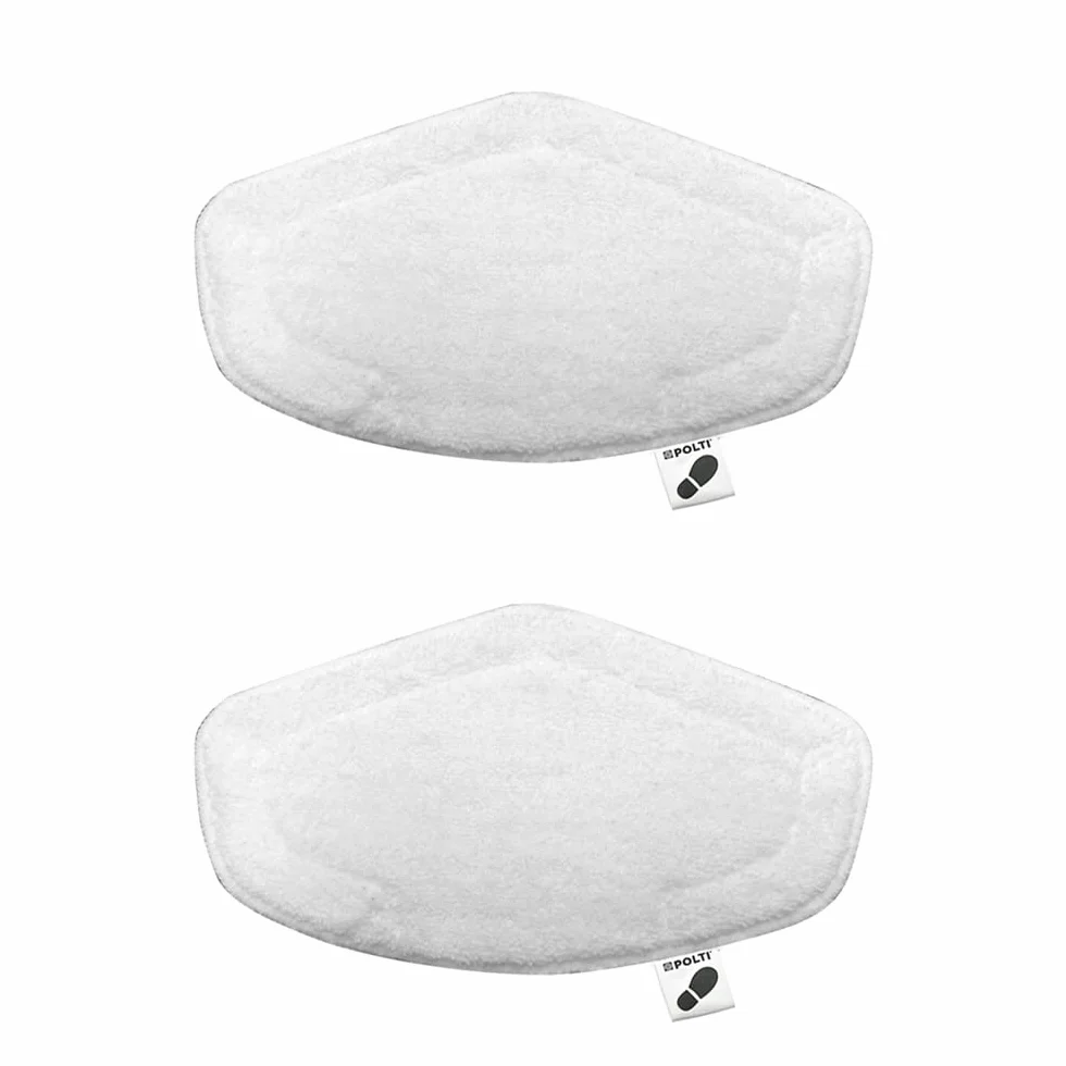 Polti PAEU0332 Kit 2 Paños Microfibra para Cepillo Vaporforce Blanco