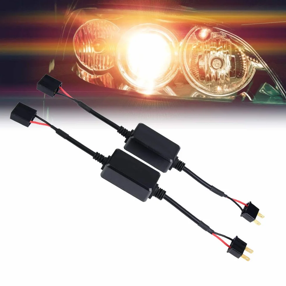 2 Piezas decodificador CANBUS -Parpadeo y -Error para Faros LED H7, Compatible con Sistemas antiniebla, fácil instalación Plug-and-Play, no Apto Bombillas