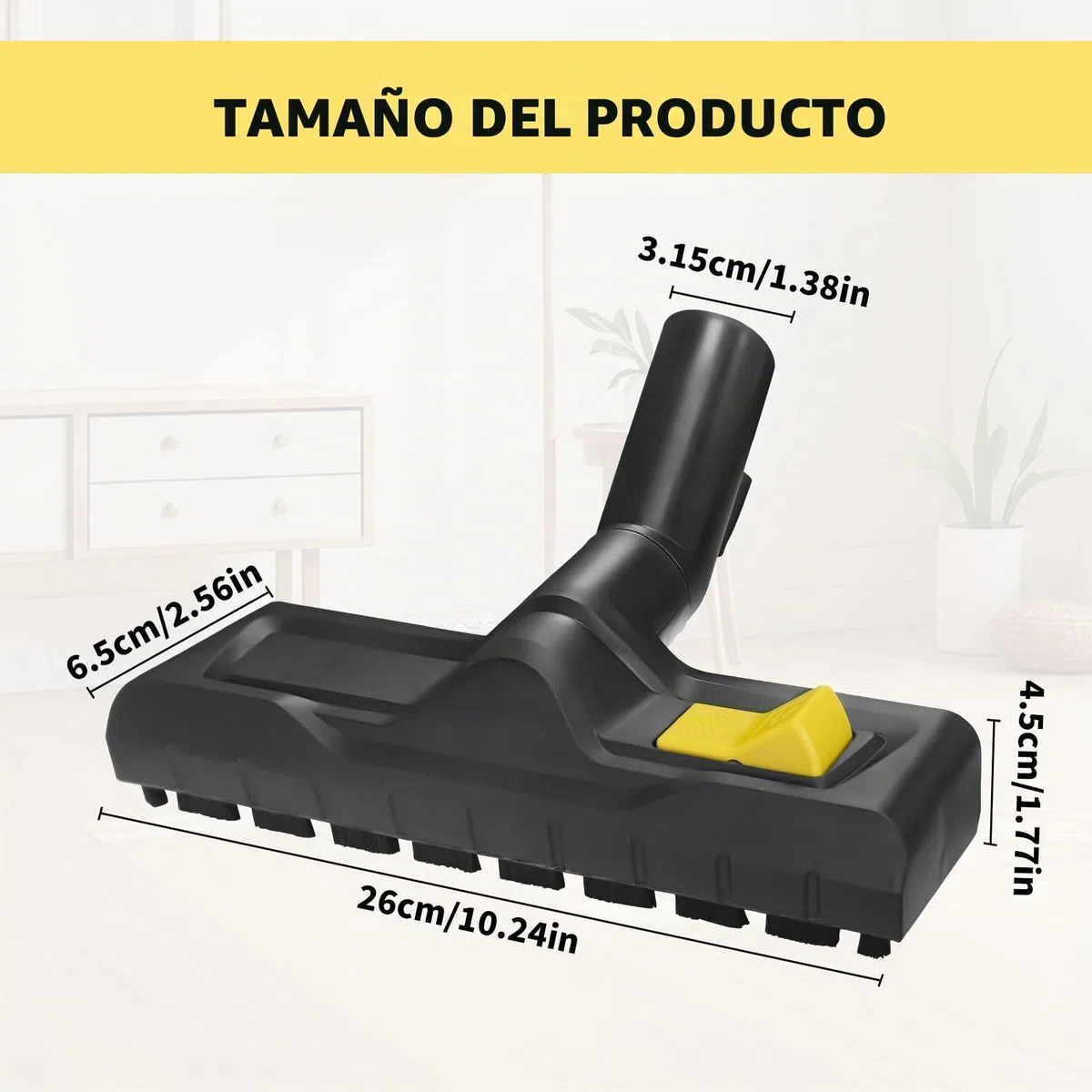 Boquilla de Suelo Para Kärcher WD3, WD4, WD5, WD6,Cepillo Boquilla de Aspiración En Seco, Repuesto Para Aspiradora