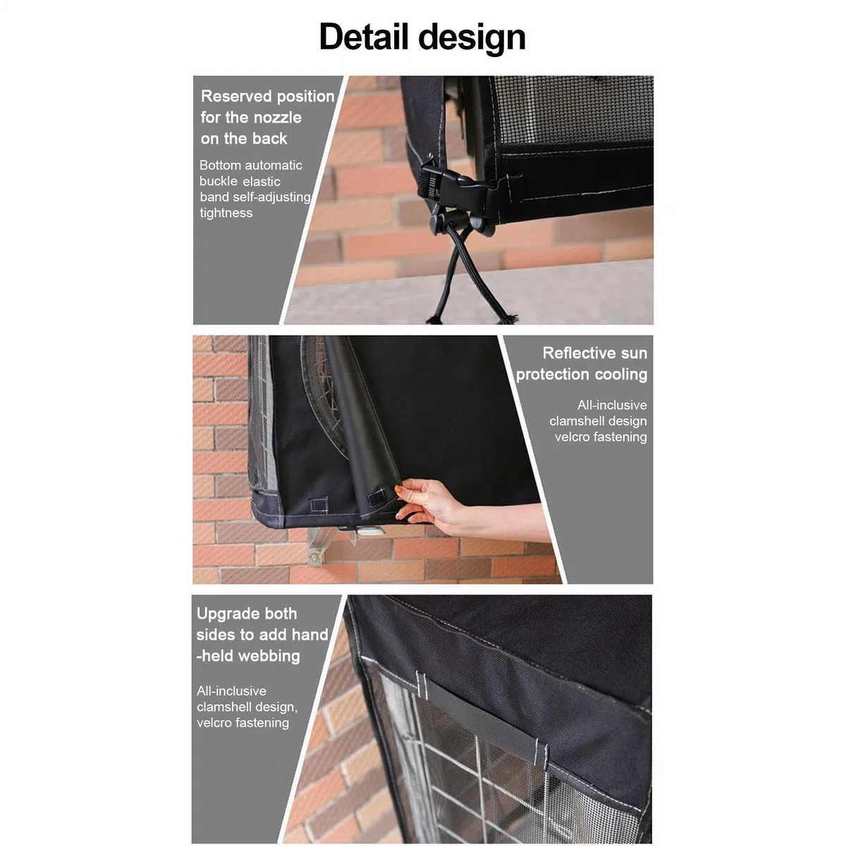 Cubierta de aire acondicionado para exteriores, protección de aire acondicionado, equipo resistente a la intemperie, ajuste, fundas protectoras lavables para prolongar la vida útil de tu