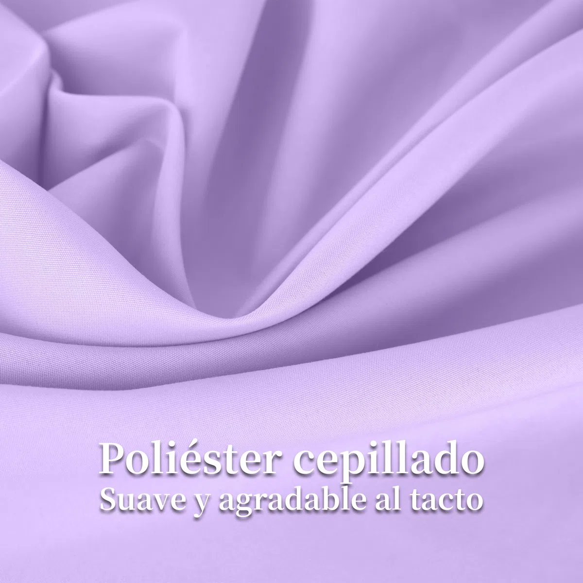 Sábana Encimera de Microfibra 155x250cm para Cama de 90cm - Encimera Super Suave, Transpirable Lavable a Maquina - Color Lila