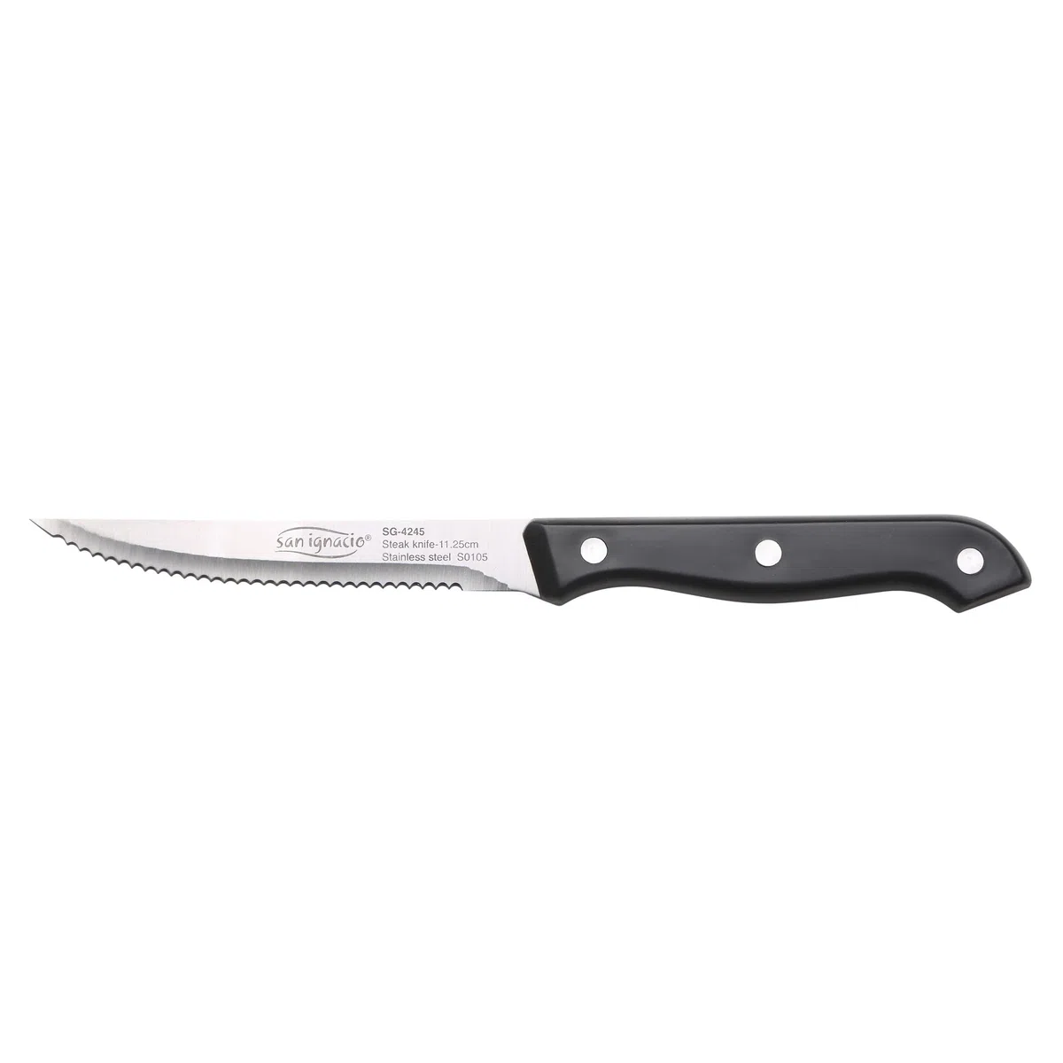 San Ignacio CUCHILLO CHULETERO ACERO INOXIDABLE, juego de 12