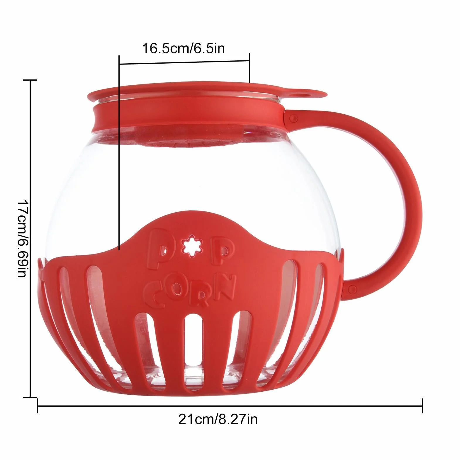 Máquina Para Hacer Palomitas De Maíz En Microondas,Cuenco Para Palomitas De Maíz De Vidrio De Borosilicato,Palomitero Microondas,alomitas De Maíz Para Microondas Poppers De Aire,Máquina Multifuncional