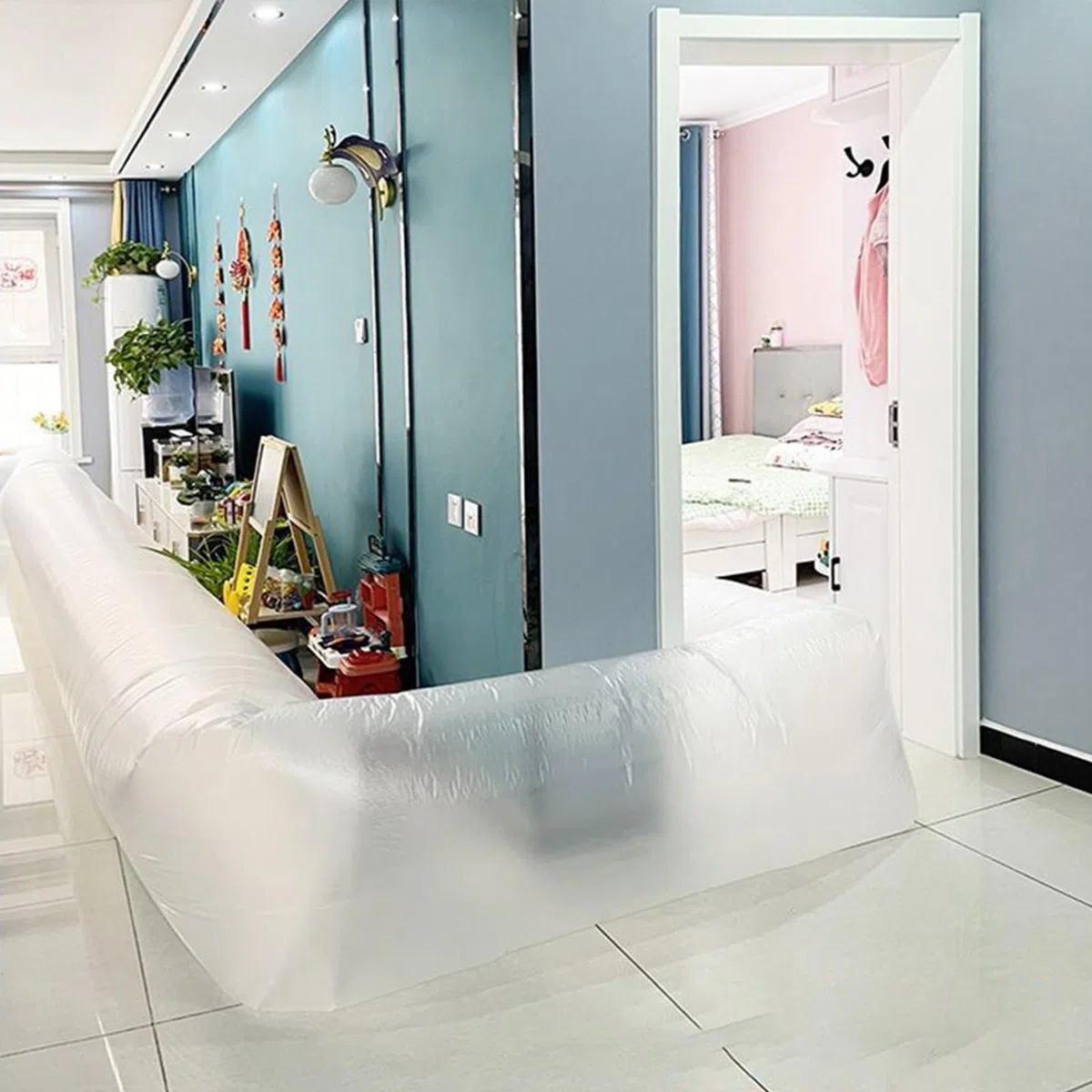 Bolsa Portátil Para Aire Acondicionado,Conducto Guía De Aire Acondicionado De 16 Metros | Accesorios Cortables Adaptables a Salón Dormitorio Estudio Apartamento Oficina Hotel