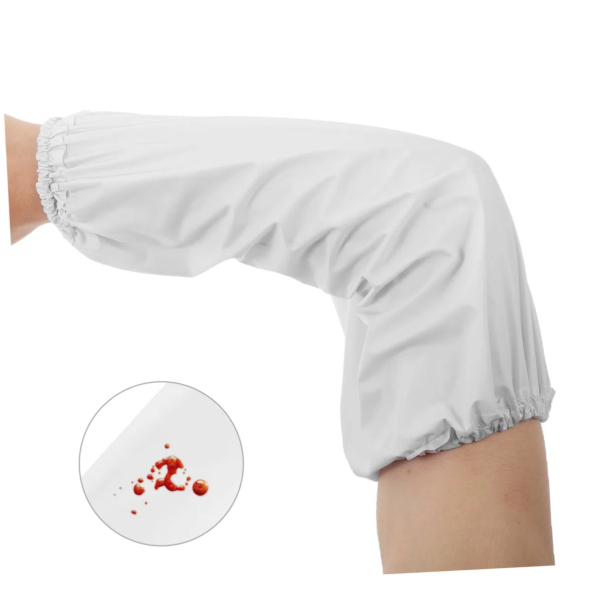 GLEAVI Mangas Para Brazos De Cocina 2 Pares Mangas Protectoras Chef Cocinero Dibujar Usb Cleaning Cubrir Fundas De Manga Para Brazos Delantales Cocinando Manguitos Para El Trabajo Mangas De Trabajo Pu