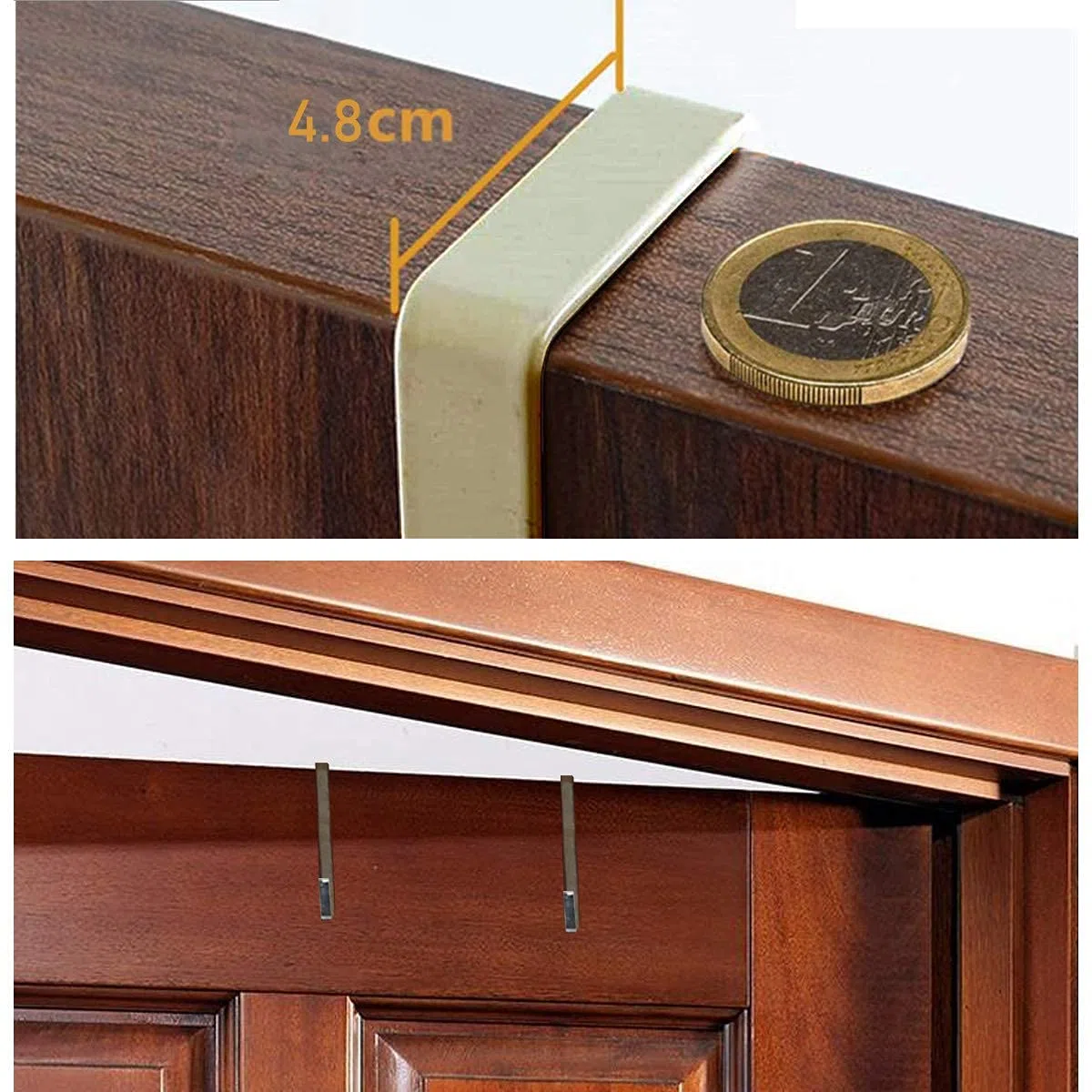 24 bolsillos para zapatos colgantes, almacenamiento suspendido, encima de la puerta, armario de pared, grandes bolsillos de malla negros