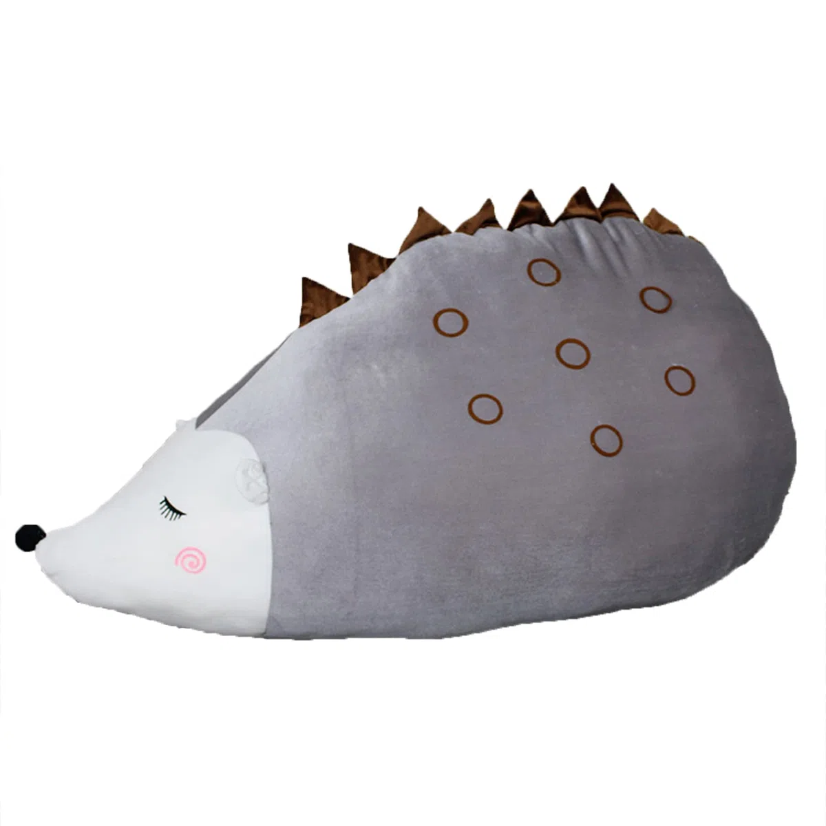 iFCOW Almacenamiento de Animales de Peluche Bean Bag Silla para, Bean Bag Silla Cubierta de Almacenamiento de Juguetes de Peluche para niños cómodos Piso Tumbona Erizo Silla