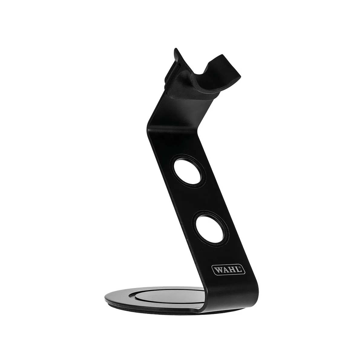 WAHL Vanquish Hair Dryer Stand, almacenamiento para secador de pelo, accesorios magnéticos, base lastrada para mayor seguridad, estructura antideslizante, color negro