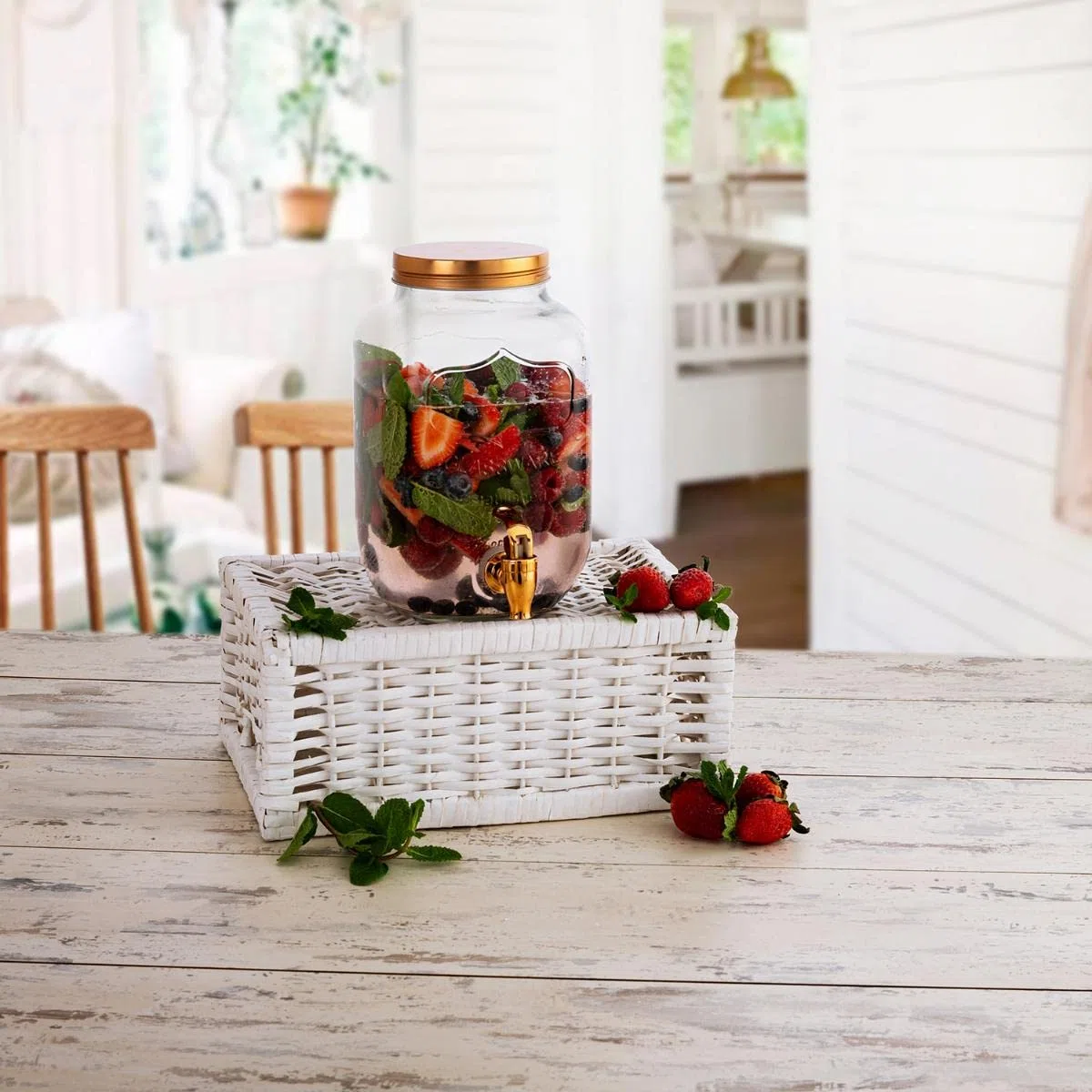 Quid Habitat Dispensador De Bebidas 4l Sodo Apto Frigorífico No Apto Microondas Reciclable