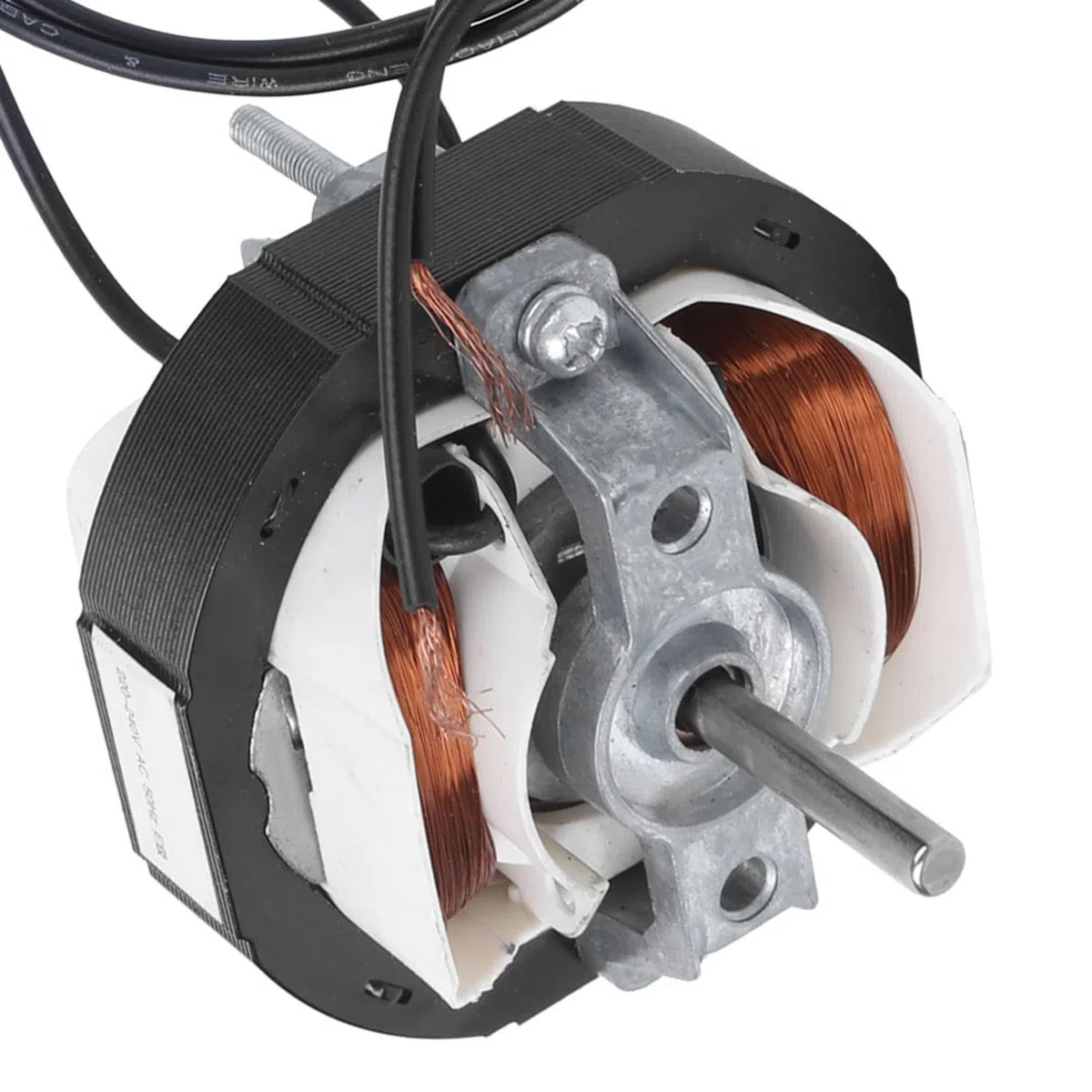 Motor DC de Reemplazo para Calentadores y Filtros de Aire con Eje Largo Modelo YJ5812 2400 rpm 220V Eficiente para Sistemas de Calefacción y Ventilación