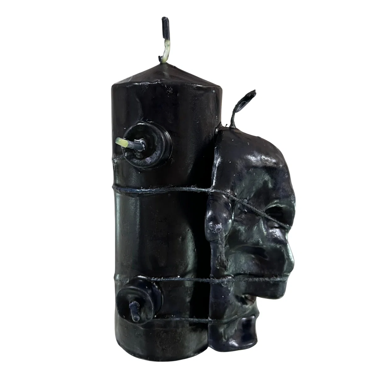 Ritual Revienta Macumba para Tumbar Trabajos | Poderoso Velón de 8 Mechas para Romper Maleficios, Mal de Ojo, Maldiciones, Magia Negra, Macumbas y Vudú | con Cono de Incienso e Instrucciones.
