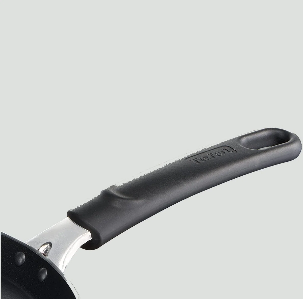 Tefal Sartén mini blini B57000 Simple Cook de 12 cm | revestimiento antiadherente | fácil de limpiar | cocción segura | mango remachado | señal térmica | negra (no apta para inducción)