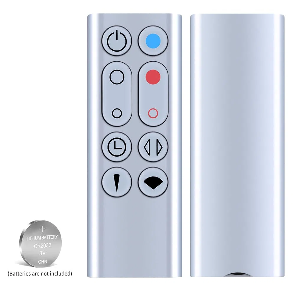 Nuevo Mando a Distancia para Ventilador Compatible con Dyso n HP00 HP01 AM09 Pure Hot+Cool Link Desk Air Purifier, Material no metálico, Plata