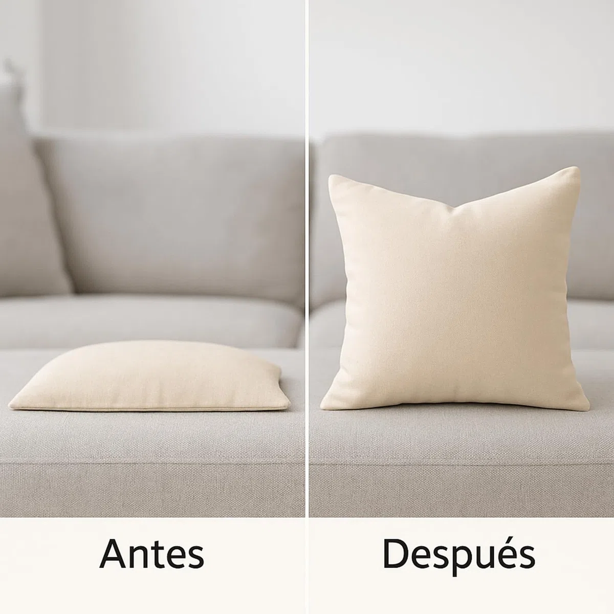 ForenTex Fibra Hueca Siliconada Suelta 100% Poliéster, Relleno de Fibra para Cojines, Almohadones y Manualidades, Antialérgico y Lavable, No es Almohada, Bolsa de 2 kg