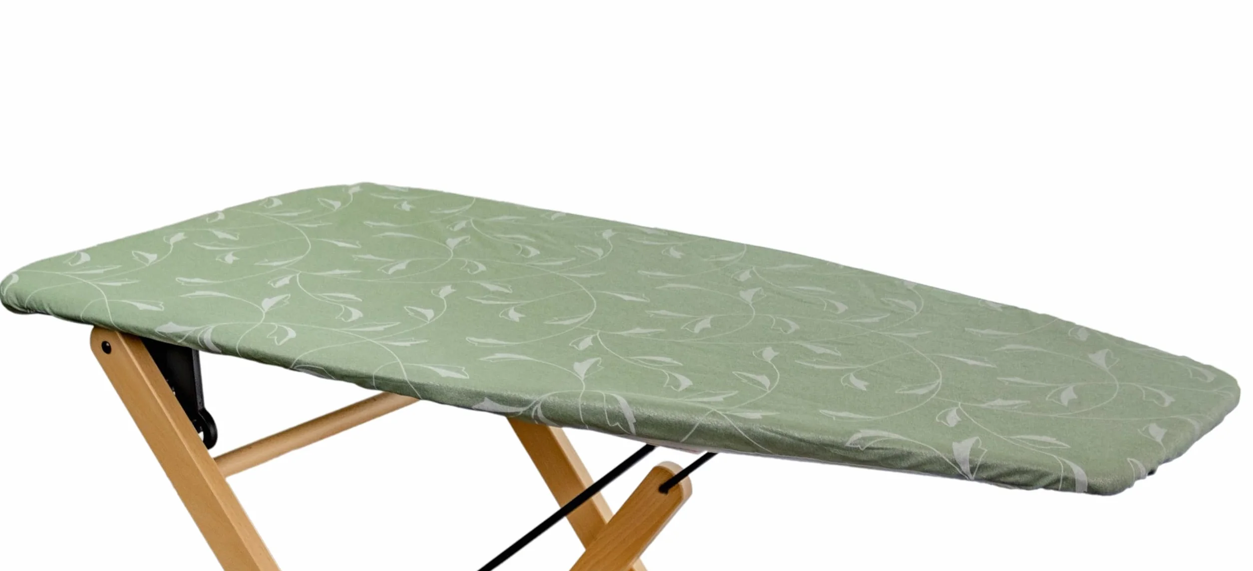 Funda para Tabla de Planchar, Compatible con Modelos Foppapedretti, Color Plata/Verde, Recambio Elástico, Tejido 100% Algodón, 115 x 63 cm, Made in Italy