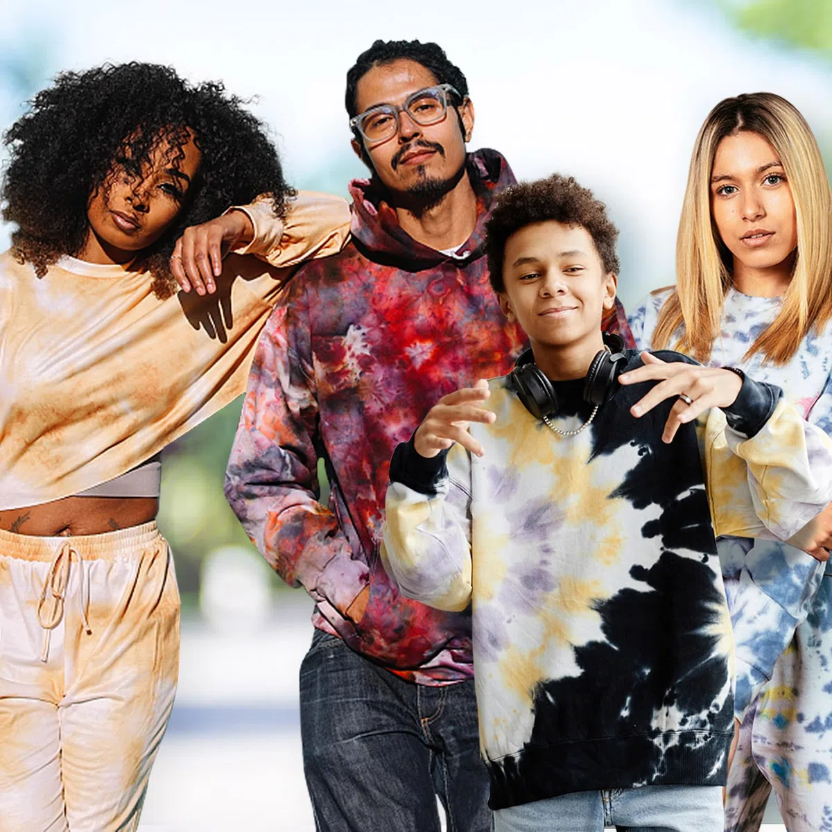 Kit de Teñido Anudado de 14 Colores para Grupos Grandes, Tie Dye Kit para Niños, No TóxicoTinte para Tejidos para Adultos, Actividades de Verano, Fiesta Hecha