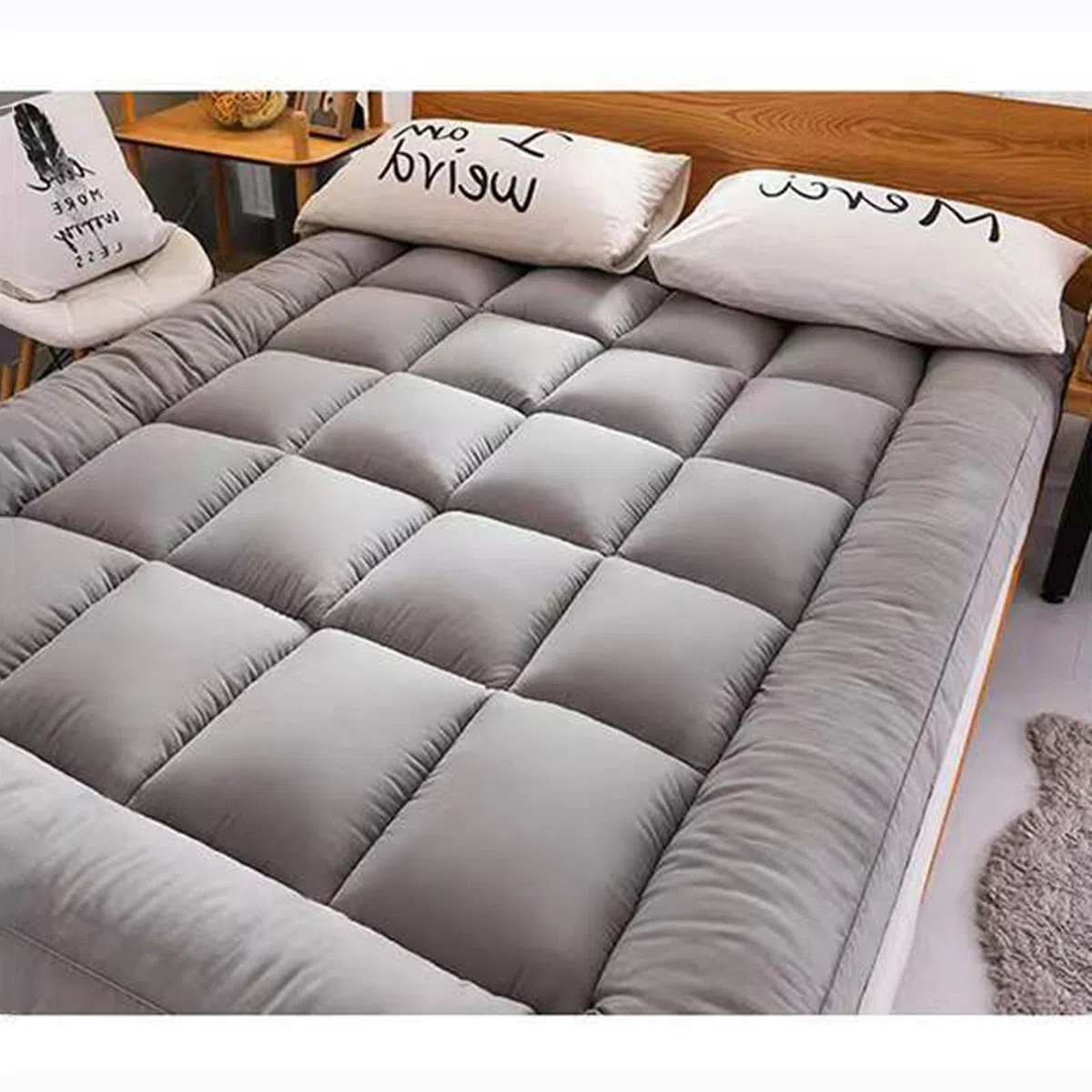 Colchón futón japonés portátil, cama plegable enrollable, tumbona suave y acogedora para uso doble/individual, fácil almacenamiento y transporte, ideal para aventuras al aire libre