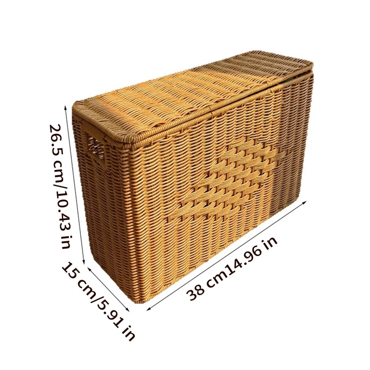 Cesta de Ropa Estrecha - con Tapa Decorativa, Resistente al Polvo, Alta y Estrecha - Cesta de almacenamiento para el hogar,Para residencia, oficina, apartamento, dormitorio, sala de estar y hotel