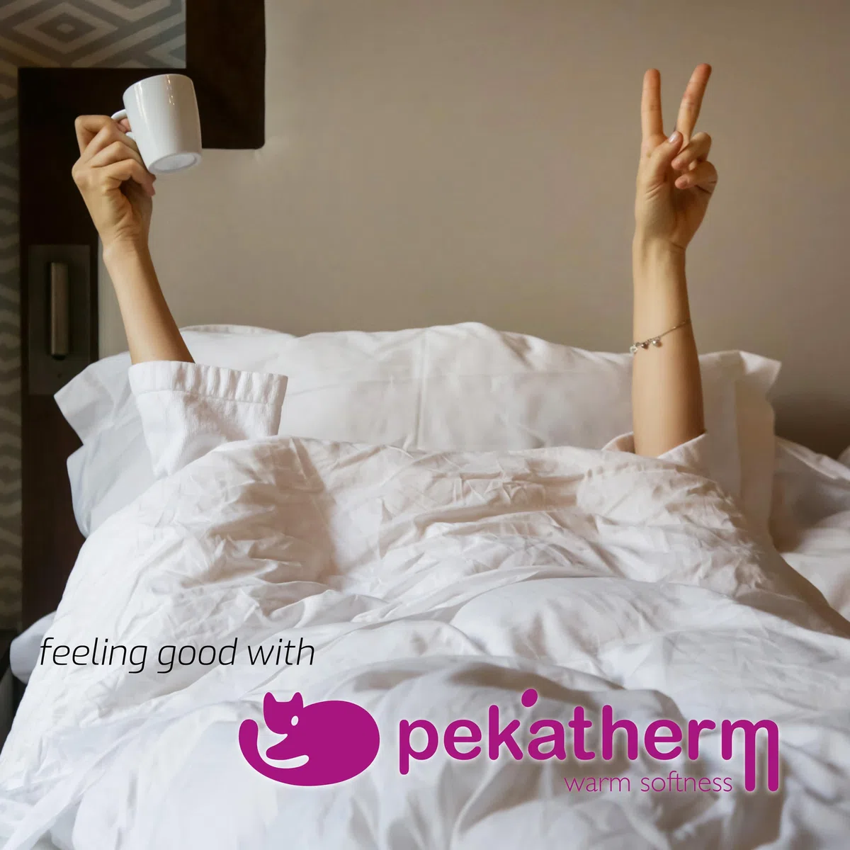 Pekatherm Calientacamas Eléctrico Individual | Tamaño 150 x 80 cm | 4 Niveles Temperatura | Calientacamas Elaborado en Algodón 100% | Manta Eléctrica Cubre Colchones de Altas Prestaciones U110DF
