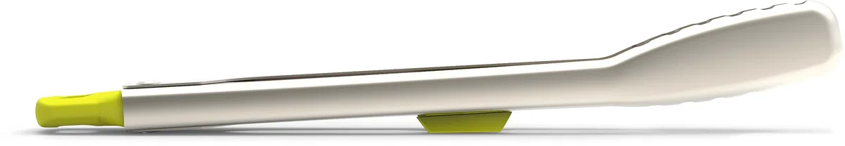 Joseph Joseph Elevate Steel Pinzas de acero inoxidable estilizadas con soporte integrado - Verde