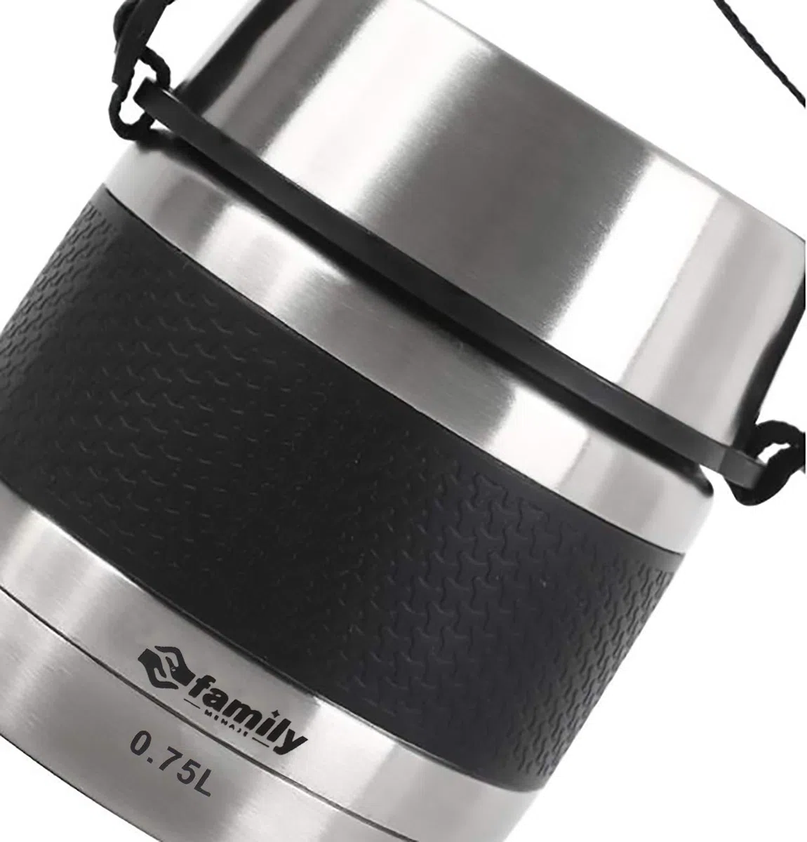 family Termo para Comidas de Acero Inoxidable, Recipiente Aislado para Sólidos y Líquidos con Recipiente Interiores para Sopas, Salsas o Ensaladas (750ML)