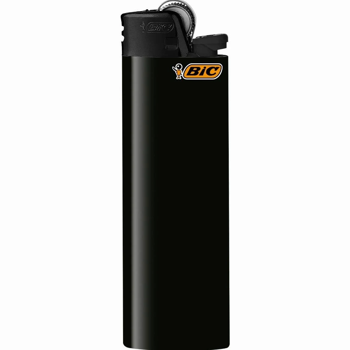 BIC - Paquete de 12 encendedores Maxi, Color Negro Intenso.