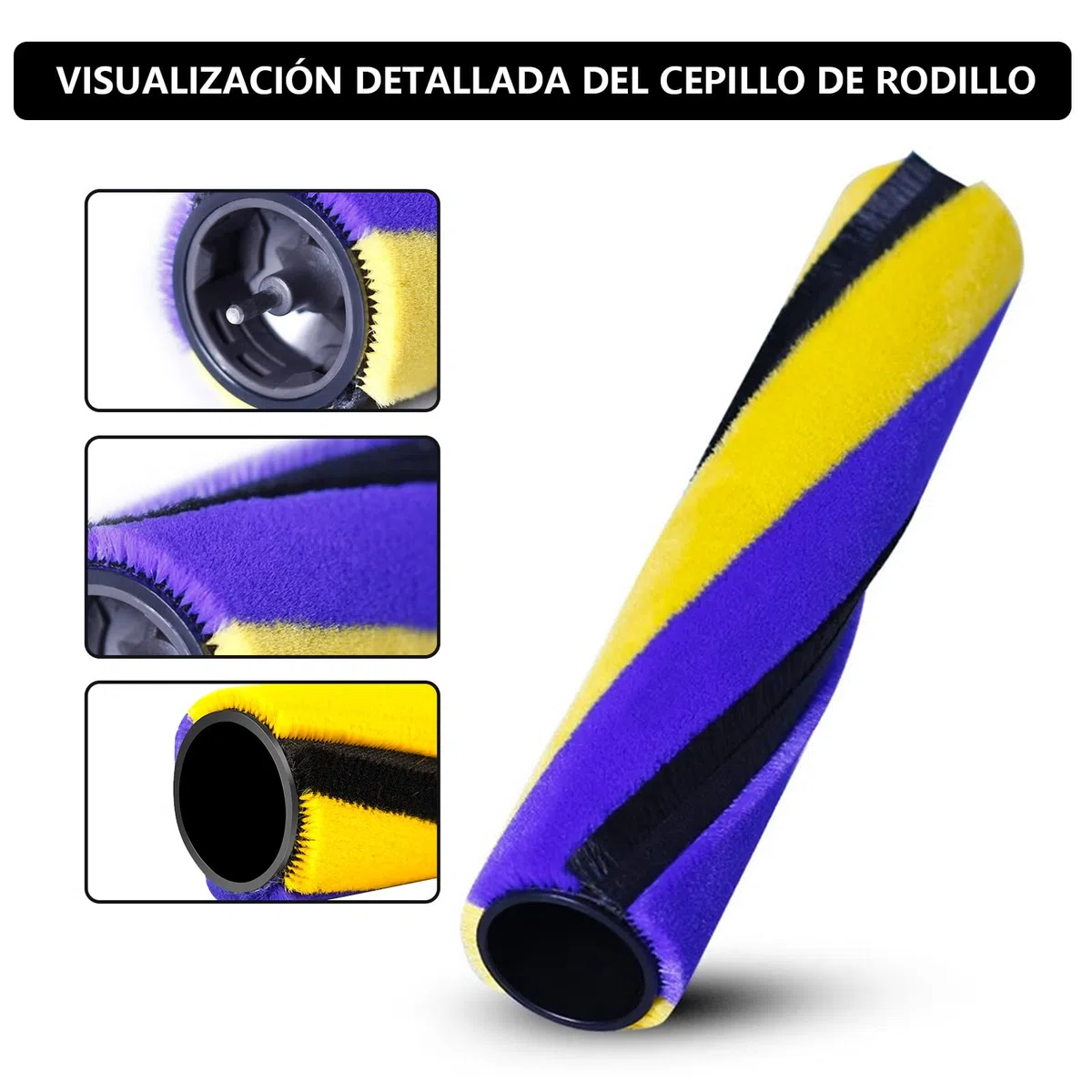 Yivy para Dyson V15/V15s Detect/Gen5/V12/V8 Slim – Cepillo de Rodillo Suave para Pisos, N.º 971634-01
