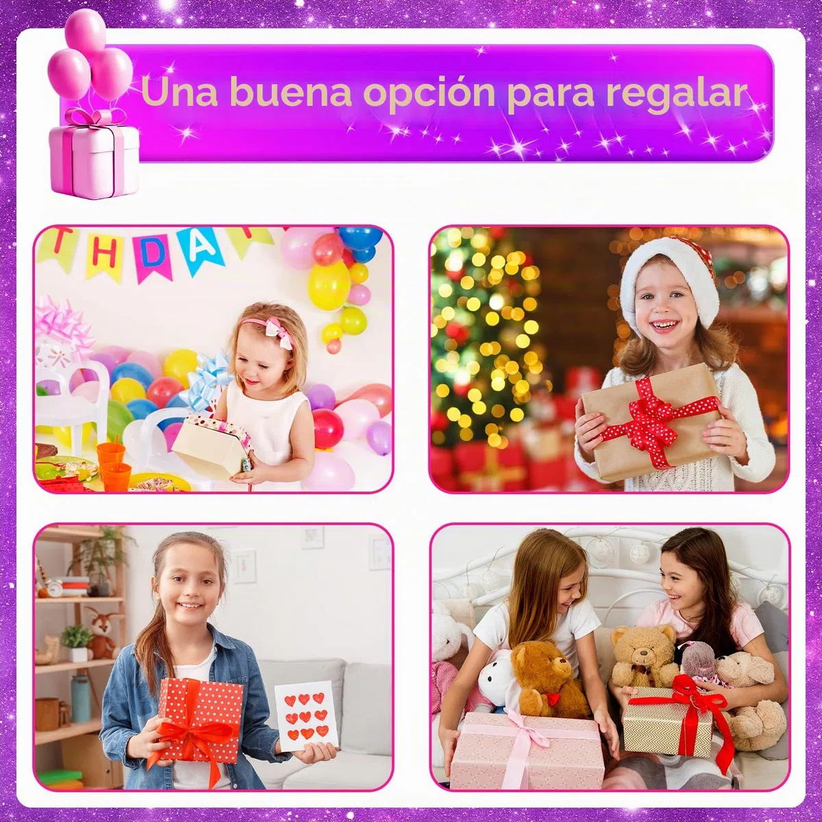 Aocii Kit de diario de bricolaje para niñas, regalos para niñas de 6 a 14 años, conjunto de suministros para álbumes de recortes y diarios