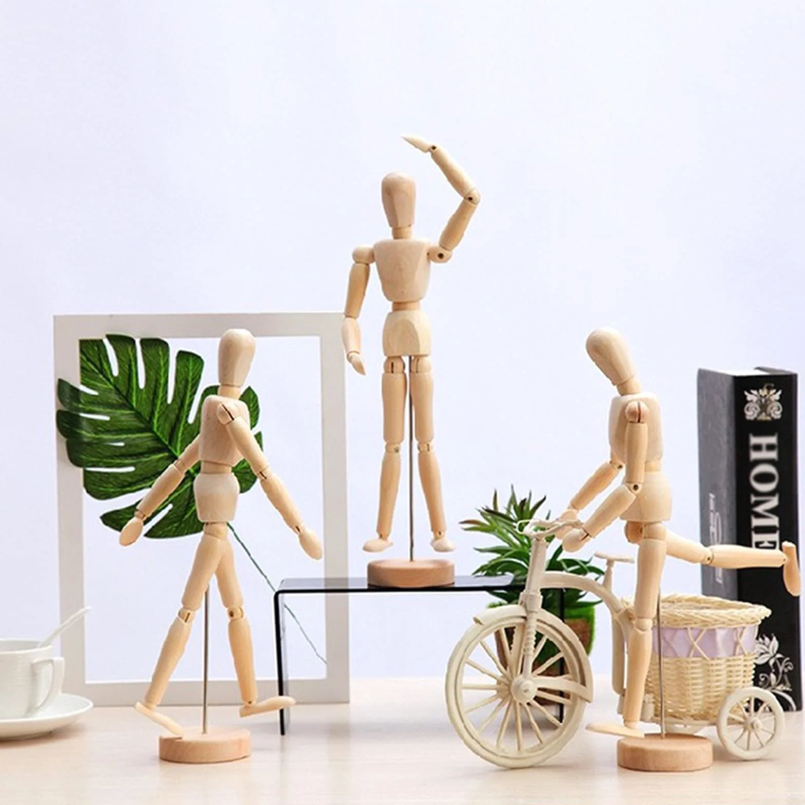 Modelo Articulado Maniquí De Madera Modelo Extremidades Móviles Dibujo Maniquí Humano De Madera Maniquí De Madera Con Base Para Como Modelo Dibujar Decoración De Escritorio Habitación 30 cm