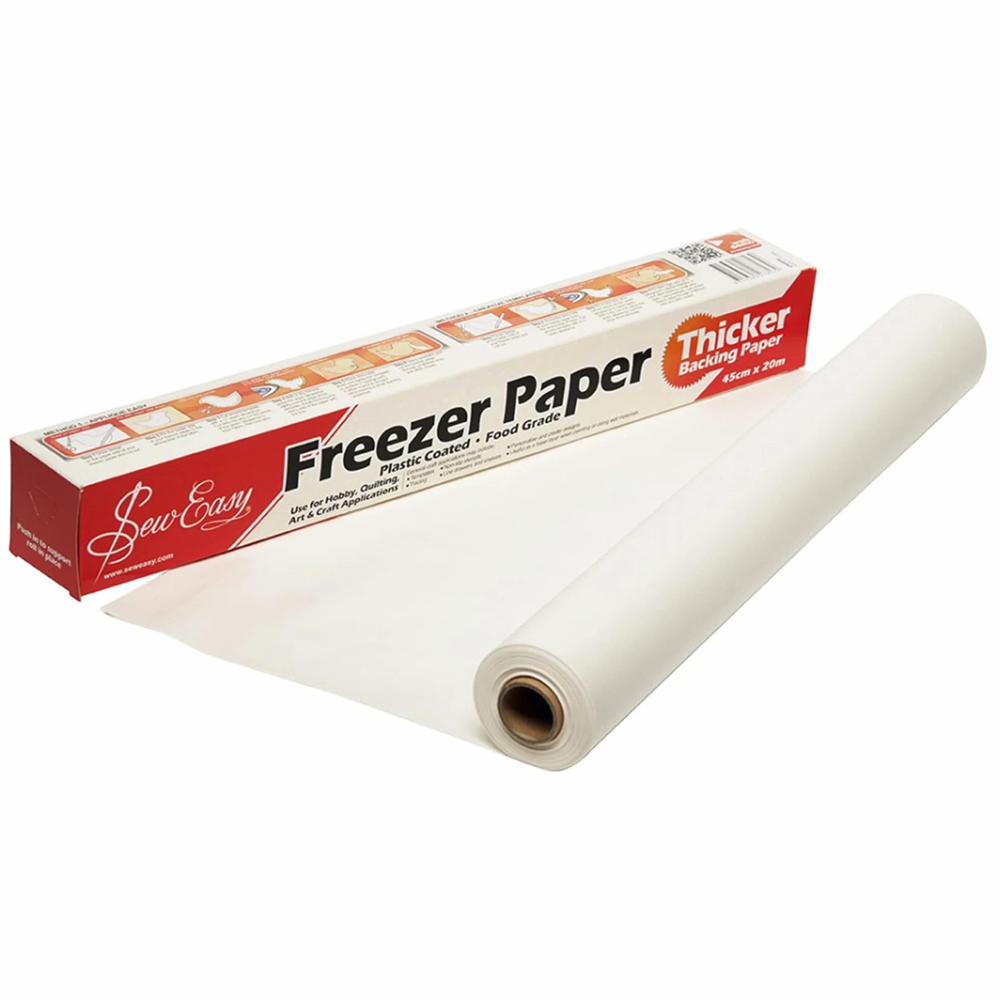 Sew Easy ER9991 - Papel acolchado con revestimiento de plástico, natural, 12,1 m x 381 mm