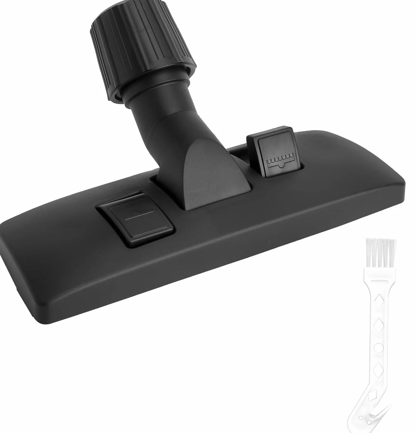 Cleanwizzard - Cepillo universal para suelos duros (32 - 37 mm, conector redondo de 32/35/36/37 mm, compatible con Miele AEG, Siemens, Bosch, Kärcher Electrolux Rowenta