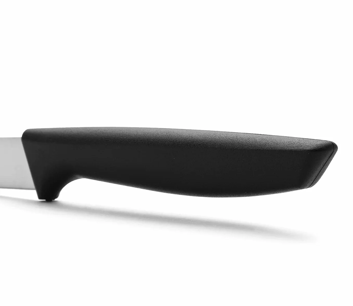 Arcos Juego Cuchillos Acero Inoxidable Nitrum y Hoja 202 mm. Cuchillo profesional pelar frutas y verduras. Mango ergonómico polioximetileno y Hoja 110 mm. Serie Universal. Color negro.