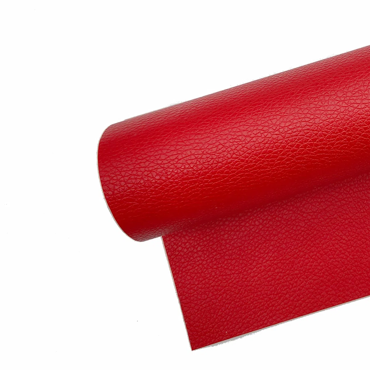 Cuero para Manualidades, Polipiel Asiento Moto Cabeceros Sofás Cuadros Scrapbook 40 * 120cm Rojo Vivo