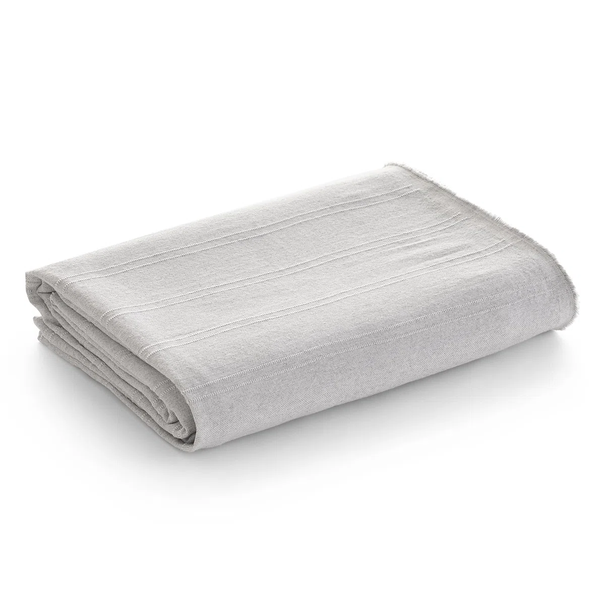 GAMUSI Funda sofá 2 plazas Multiusos, Colcha Cama 90/105 cm, Jarapa Foulard cubrecama Mantas de Sofa Suave Resistente Liso - 180x280 cm, Gris Claro
