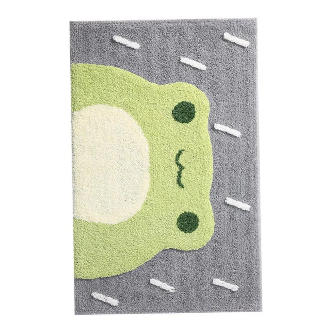 Alfombra de baño Antideslizante Absorbente, Alfombra de Suelo con patrón de Rana de Dibujos Animados, para baño, tamaño S, Felpudo de Antideslizante